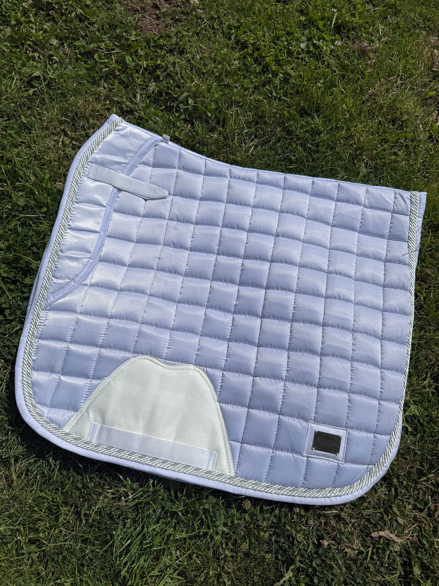White Saddle Pad&Fly Veil