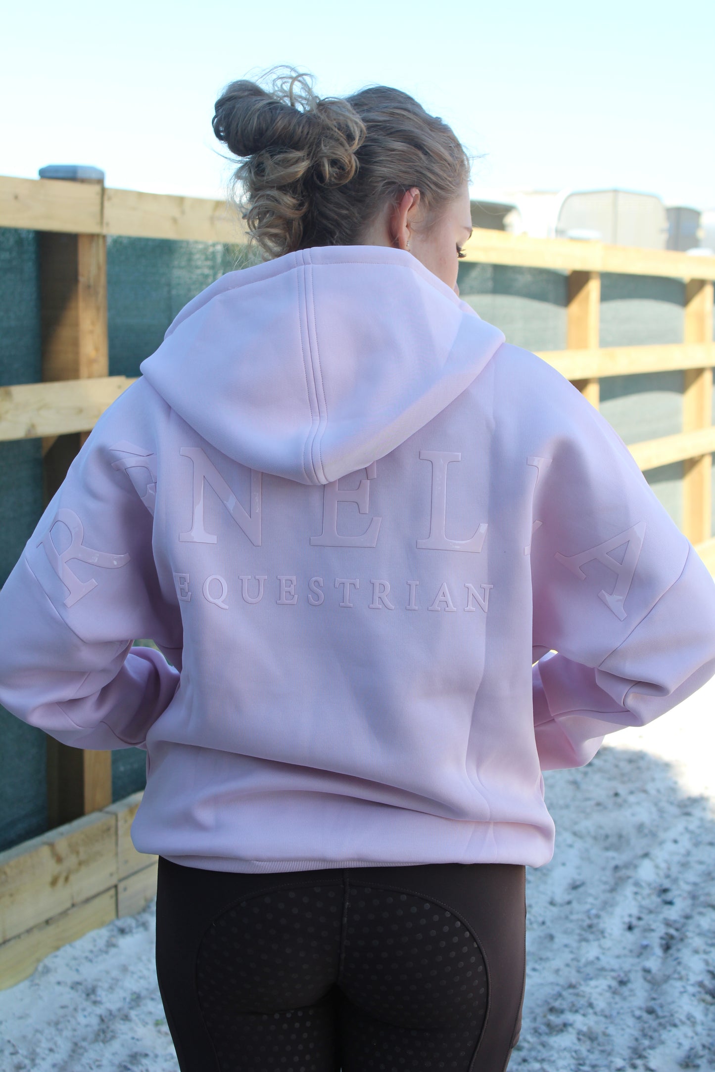 Icon Hoodie in Powder Pink