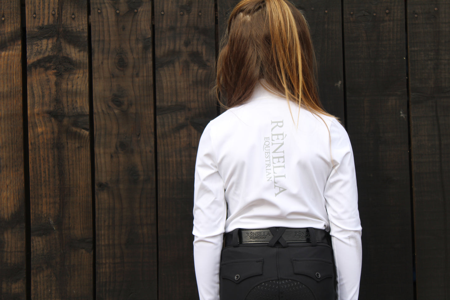 White Long Sleeve Tech Top