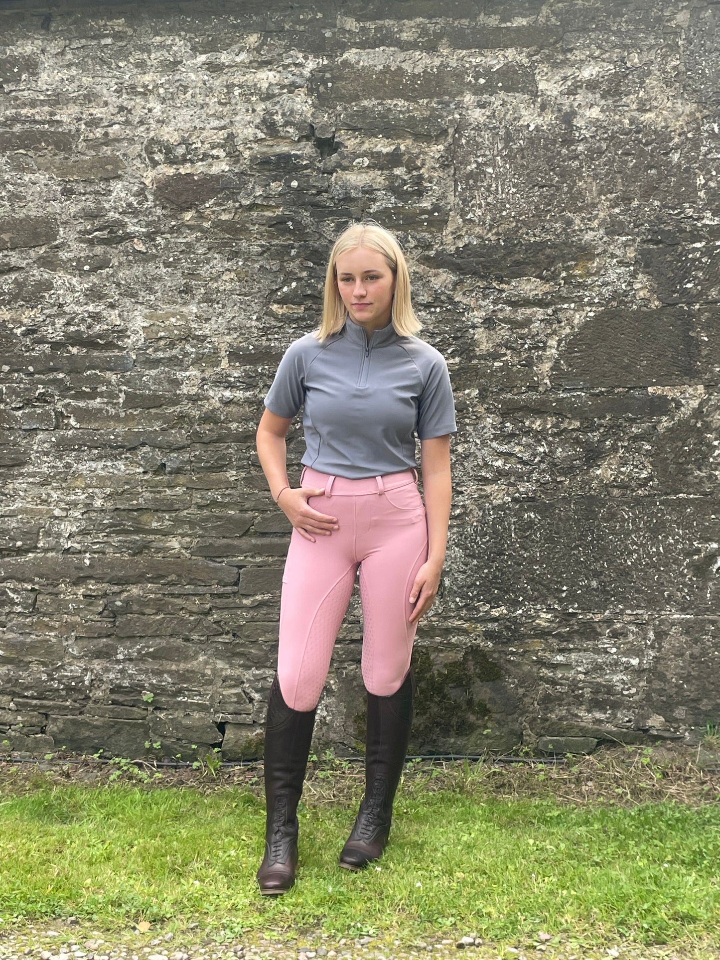 Pink Hybrid Breeches