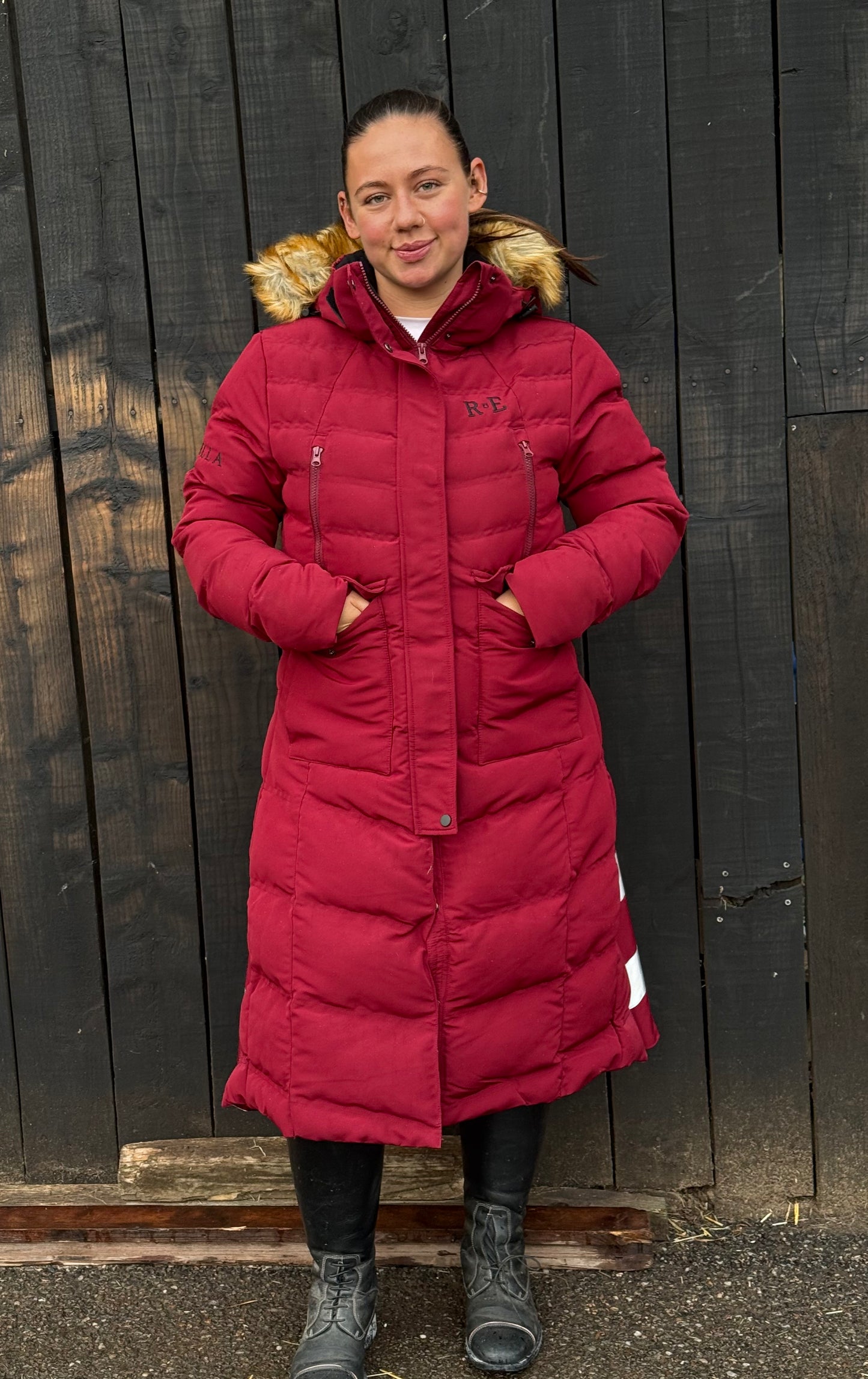 Icon Jacket in Claret