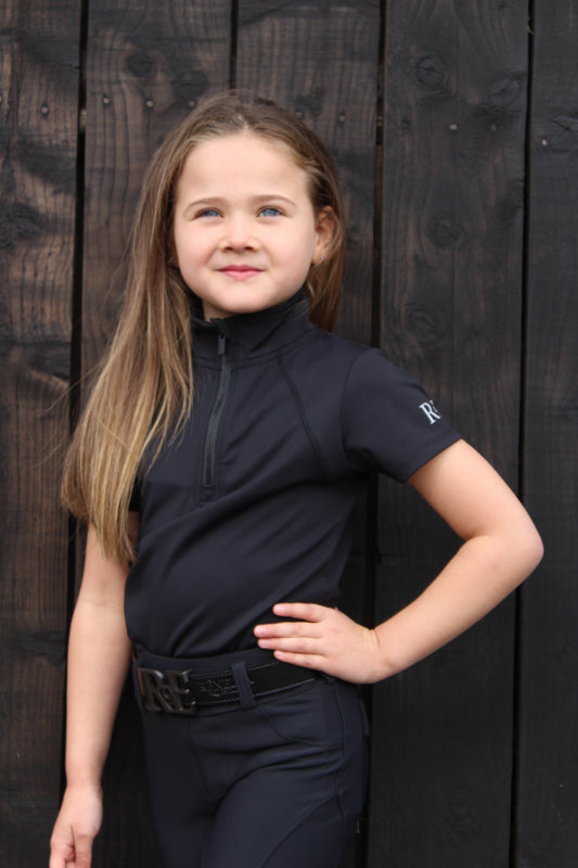 Ebony Short Sleeve Tech Top