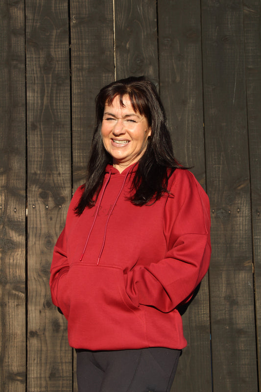 Limited Edition Icon Hoodie in Cherry