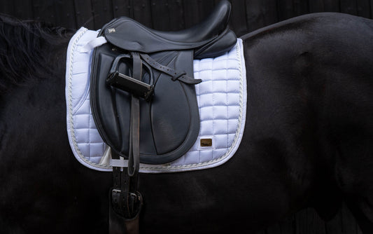 White Saddle Pad